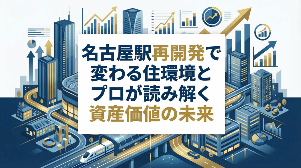 名古屋駅再開発で変わる住環境とプロが読み解く資産価値の未来
